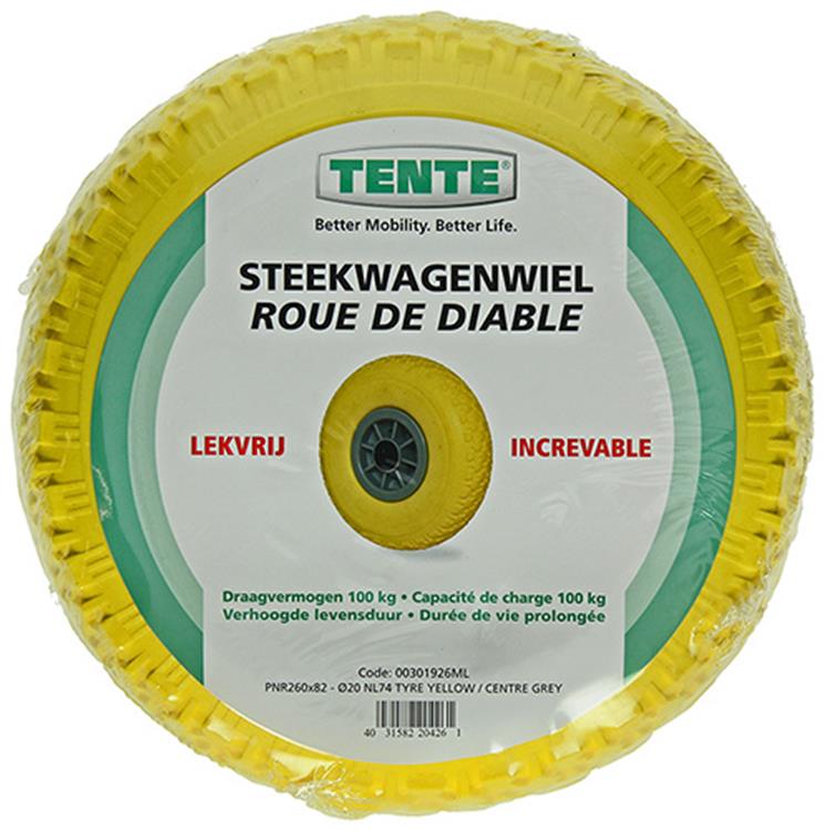 Afbeelding laden in galerijviewer, Mack by tente 1006185 - steekwagenwiel lekvrij pp velgø260mm | 3 stuks