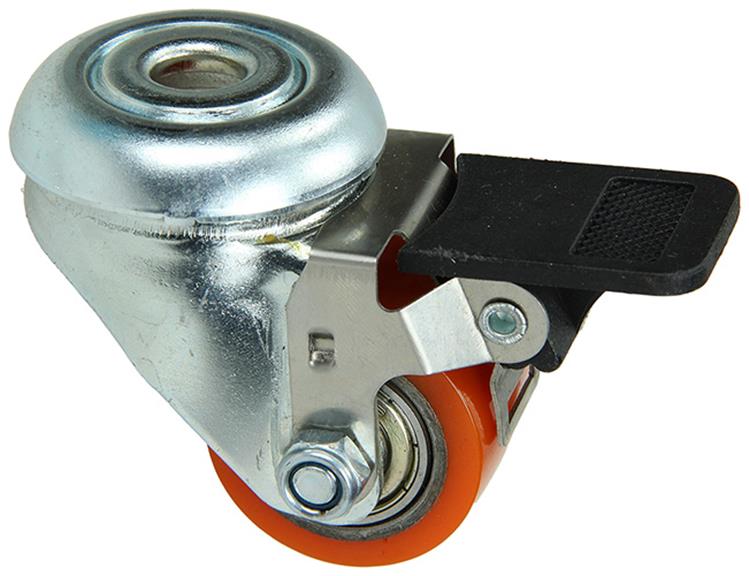 Afbeelding laden in galerijviewer, Mack by tente 1010124 - rol pu dubbele kogel.l centr. gat. rem 35mm oranje | 18 stuks