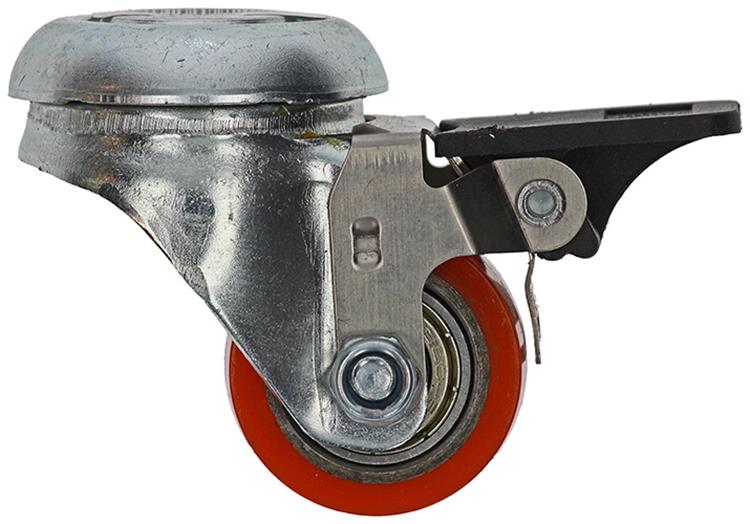 Afbeelding laden in galerijviewer, Mack by tente 1010124 - rol pu dubbele kogel.l centr. gat. rem 35mm oranje | 18 stuks