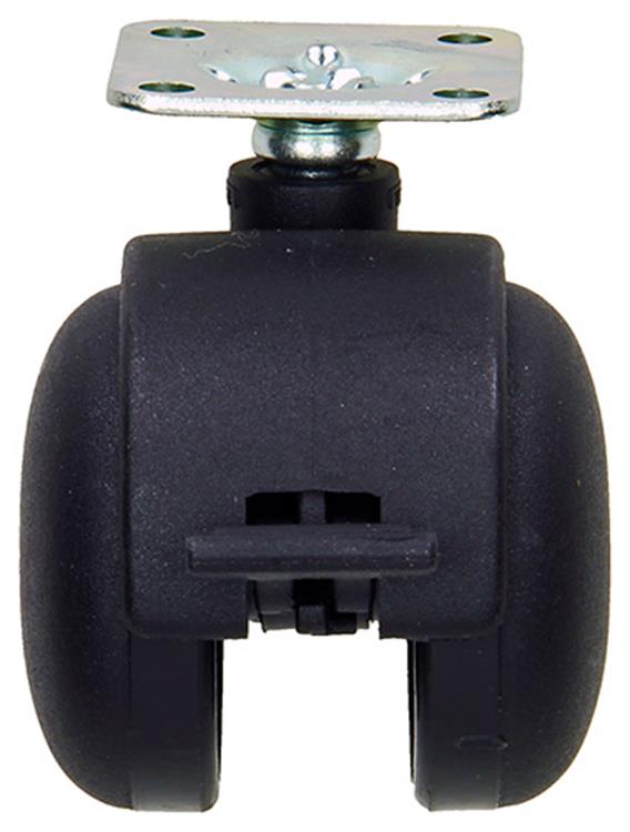 Laden Sie das Bild in Galerie -Viewer, Mack by tente 1058960 - zwenkwiel met enkele wielrem vork pp, met plaat 50 mm | 5 stuks