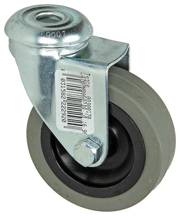 Afbeelding laden in galerijviewer, Mack by tente 1013183 - rubber rol 2 kogellagers centrgat 60mm | 6 stuks