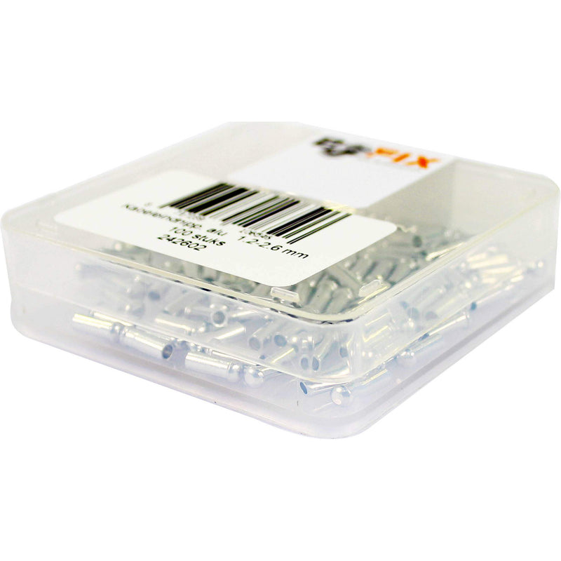 Load image into Gallery viewer, Bofix Kabeleindnippel Aluminium 1.2-2.6Mm (P100)