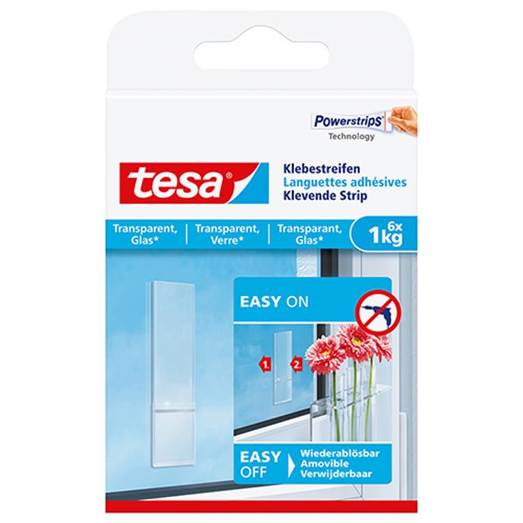 Afbeelding laden in galerijviewer, Tesa 1051176 - powerstrips® transp.- 1kg | 5 stuks