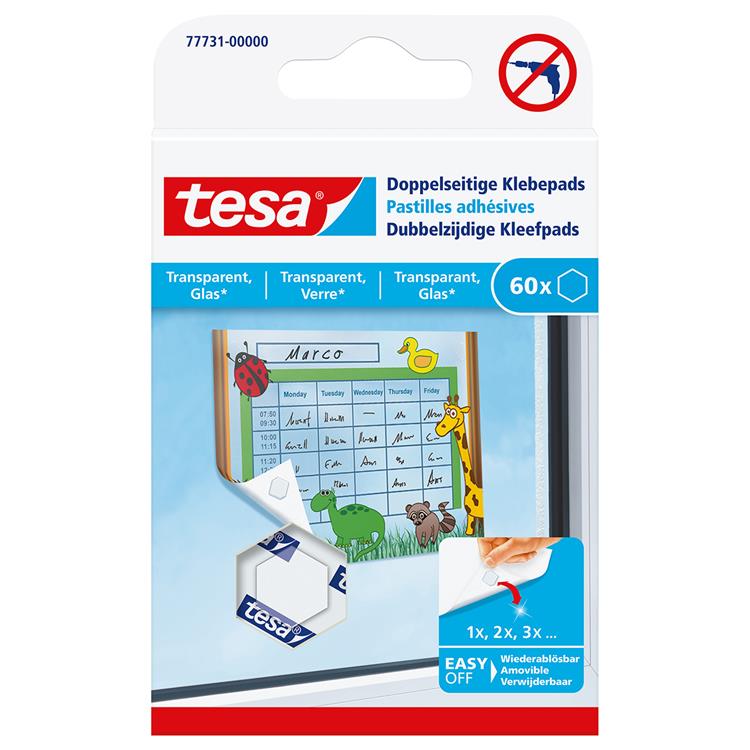 Afbeelding laden in galerijviewer, Tesa 1059905 - dubbelzijdige kleefpads | 15 stuks