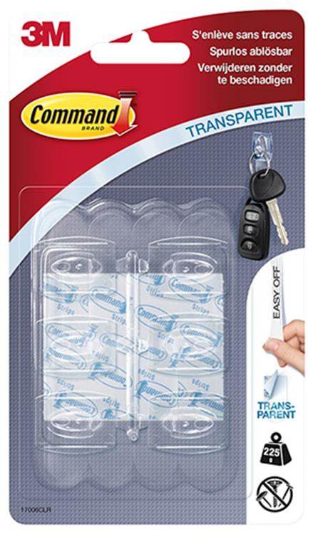 Afbeelding laden in galerijviewer, 3m 1009235 - command kl haakjes transp | 12 stuks