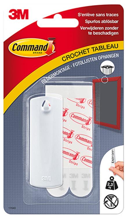 Cargue la imagen en el visor de la galería, 3m 1006137 - schilderijhaak beugel | 1 stuks