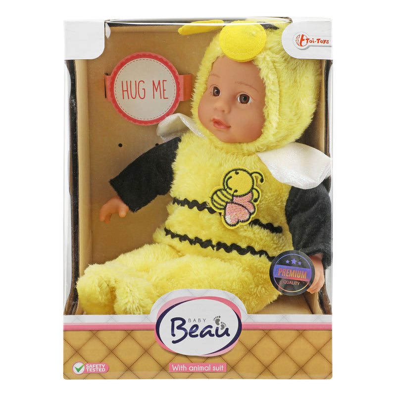 Load image into Gallery viewer, Baby Beau Babypop in Dierenpakje Bij