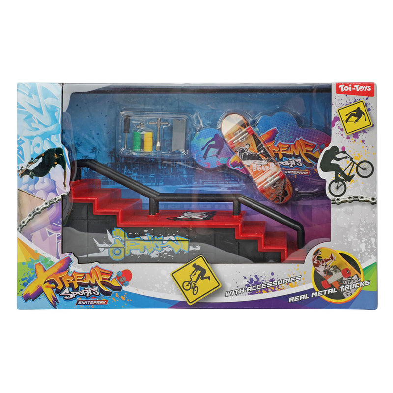 ギャラリービューアに画像をロードする, Toi-toys vingerskateboard of bmx fiets met skatebaan