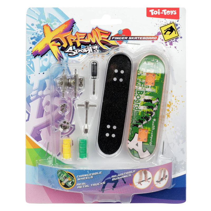 Load image into Gallery viewer, Toi-toys skate vinger skateboard met extra wielen