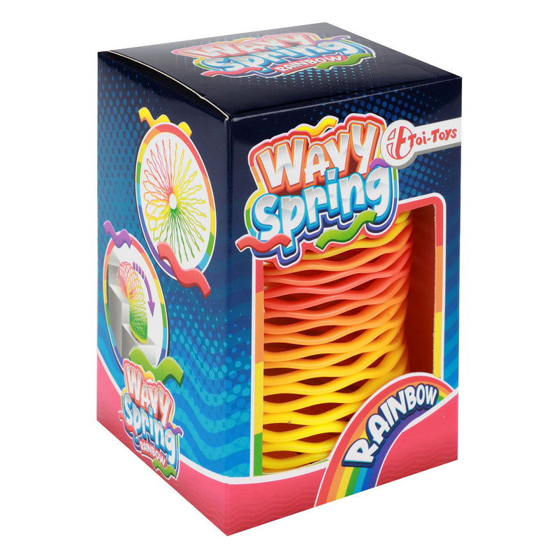 Load image into Gallery viewer, Toi-toys golvende loopveer regenboog