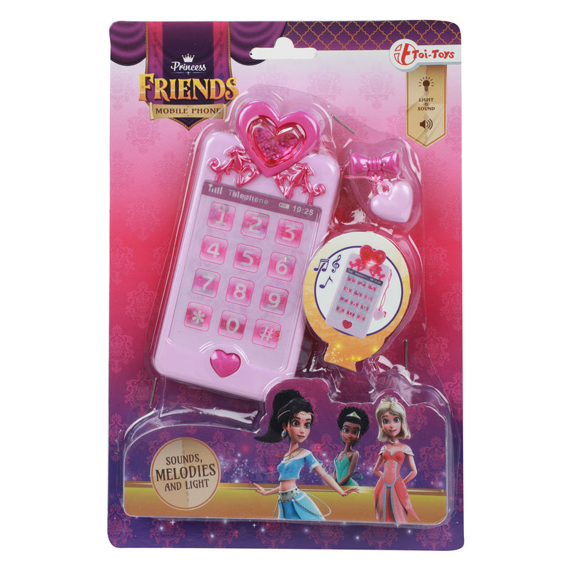 Load image into Gallery viewer, Toi-toys princess friends mobiele speelgoedtelefoon roze
