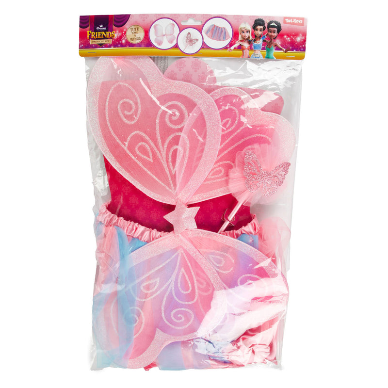 Afbeelding laden in galerijviewer, Toi-toys princess friends verkleedset met vleugels