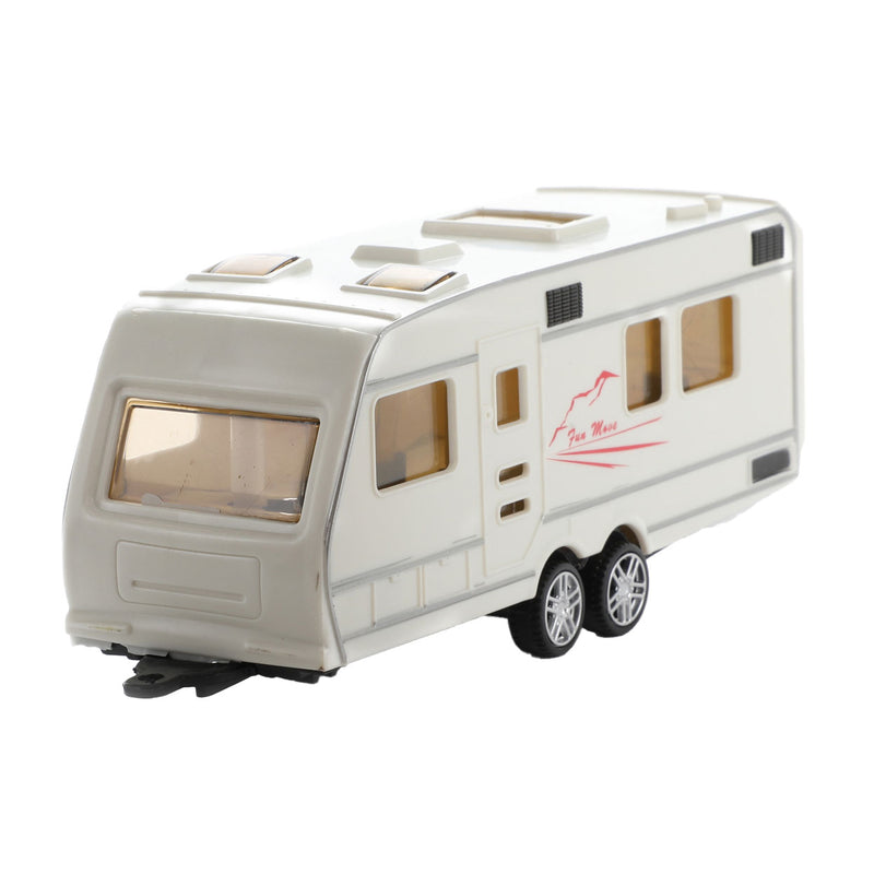 Afbeelding laden in galerijviewer, Toi-toys auto pull back met caravan 1:48