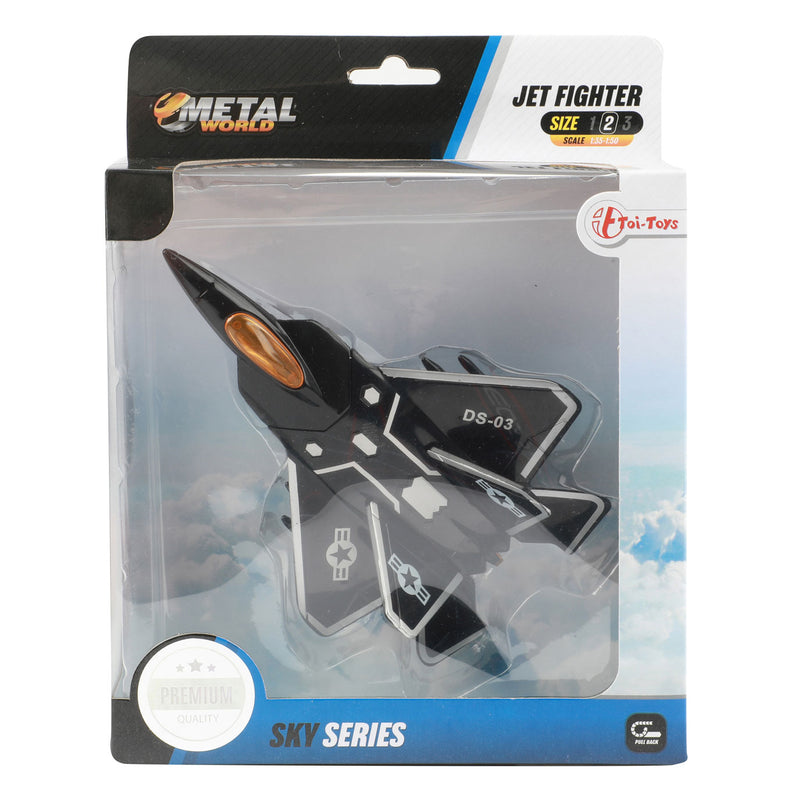 Afbeelding laden in galerijviewer, Toi-toys toi toys metal pullback vliegtuig (1 stuk) assorti