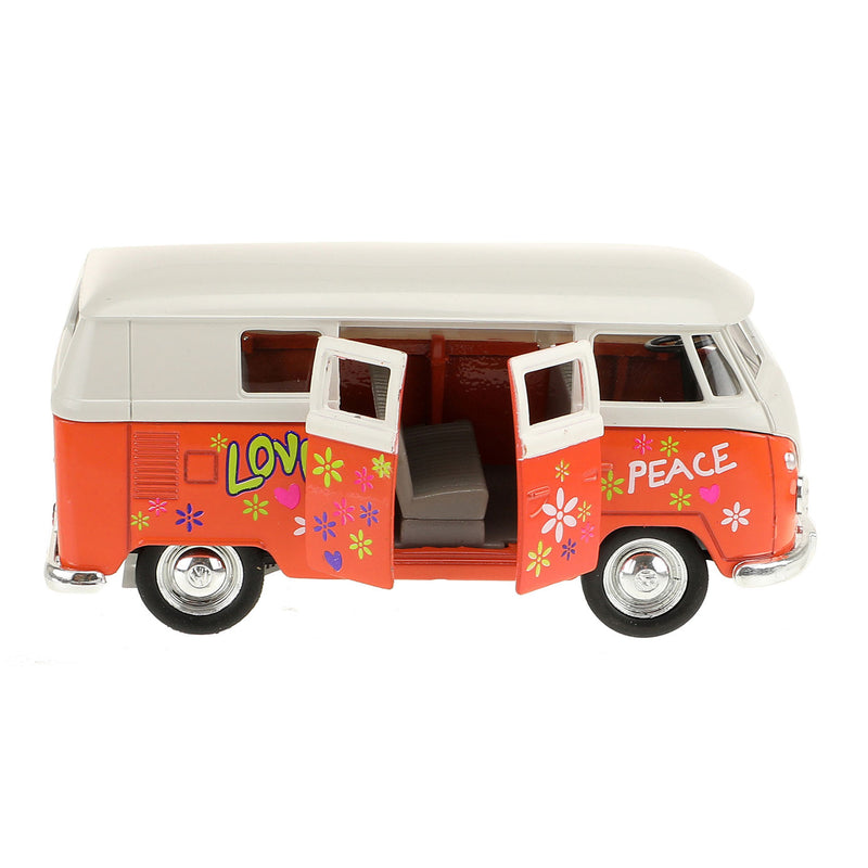 Load image into Gallery viewer, Welly Volkswagen 1962 Bus met Print Modelauto