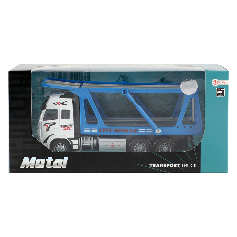 Afbeelding laden in galerijviewer, Toi-toys sleepwagen blauw 12 cm
