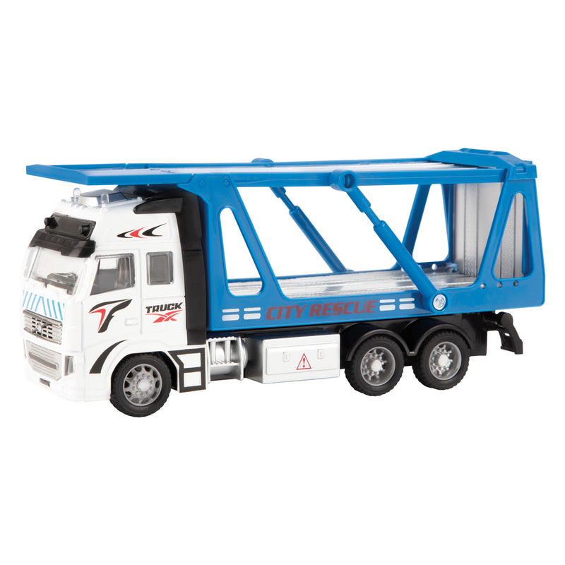 Load image into Gallery viewer, Toi-toys metalworld pull back auto transporter 1:38