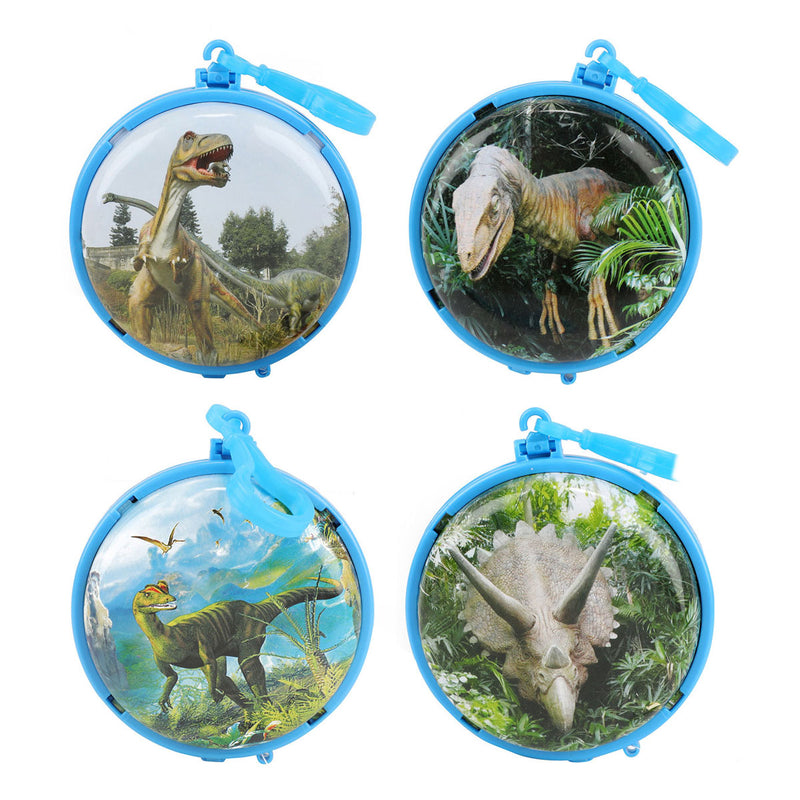 Load image into Gallery viewer, World of dinosaurs sleutelhanger met mini dino's
