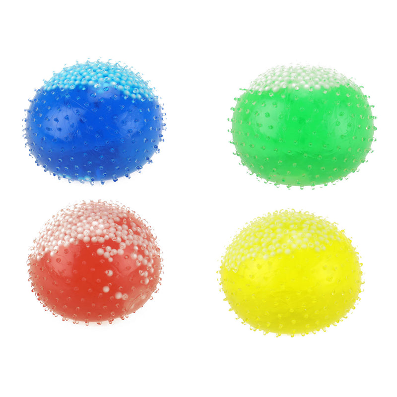 Load image into Gallery viewer, Toi-toys knijpbal met sneeuwballetjes, 7cm