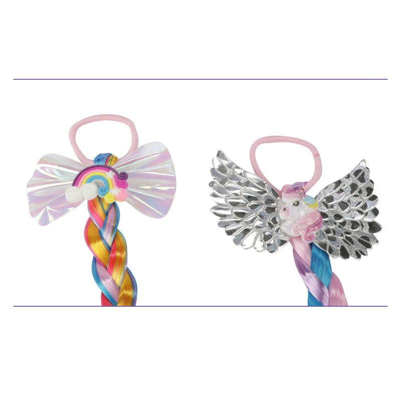 Afbeelding laden in galerijviewer, Toi-toys toi toys dream horse eenhoorn haarvlecht aan elastiek