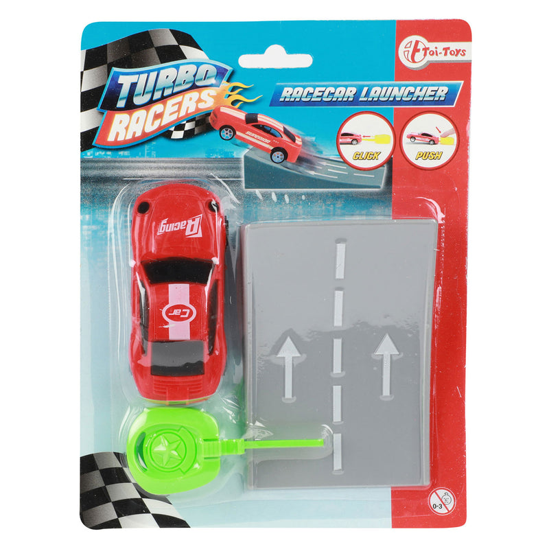 Afbeelding laden in galerijviewer, Turbo racers afschiet rallyauto met schans