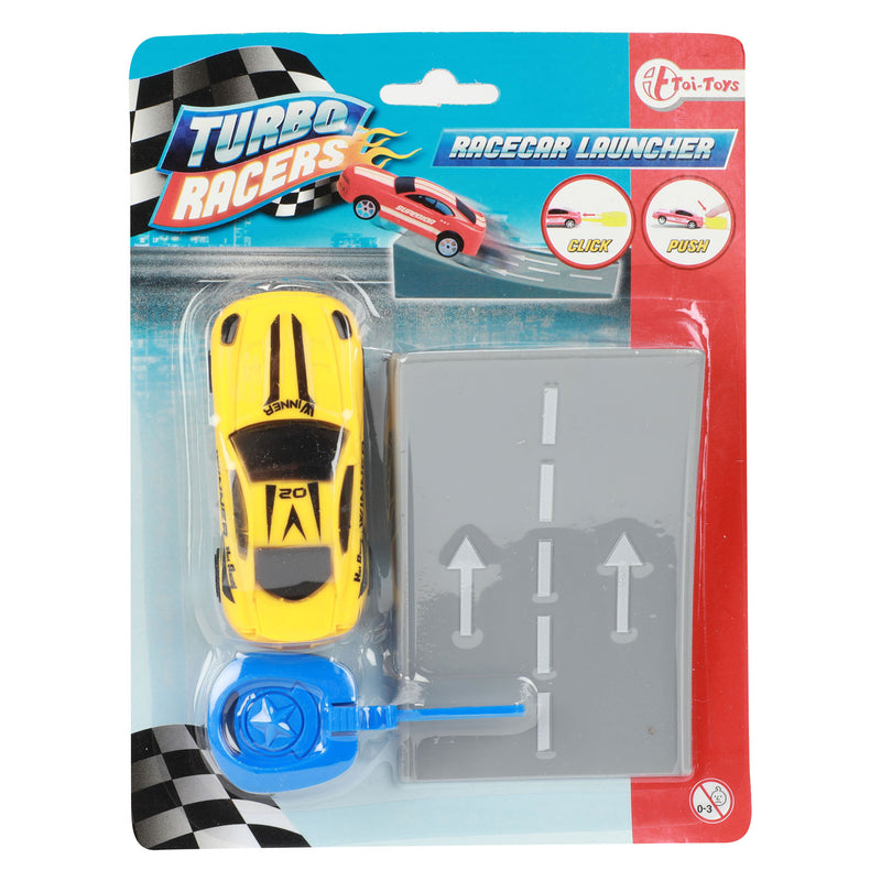 Afbeelding laden in galerijviewer, Turbo racers afschiet rallyauto met schans