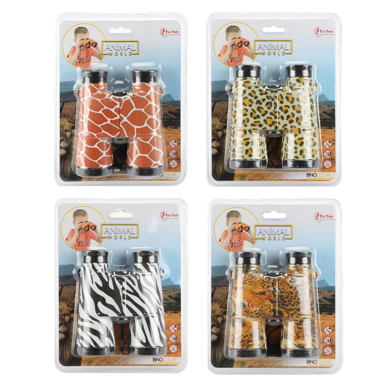 Afbeelding laden in galerijviewer, Toi-toys animal world verrekijker met dierenprint