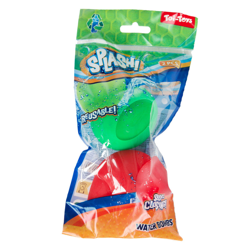 Afbeelding laden in galerijviewer, Splash waterballon herbruikbaar zelfsluitend, 2st.