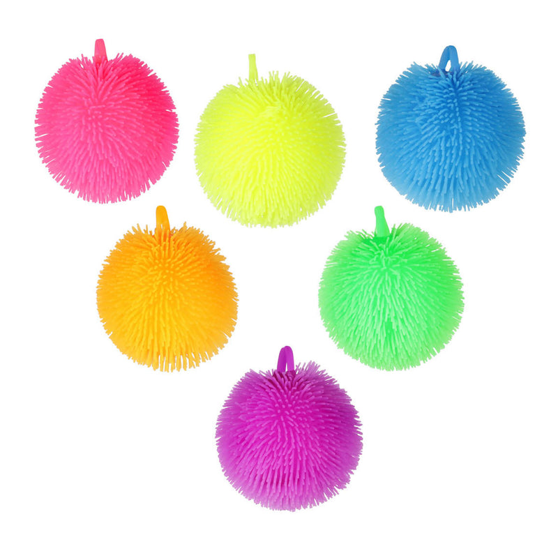 Cargue la imagen en el visor de la galería, Toi-toys pufferz knijppufferbal neon, 8cm