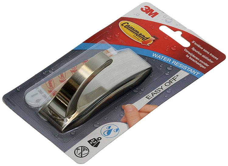 Afbeelding laden in galerijviewer, 3m 1006160 - grote metalen haak modern n | 5 stuks
