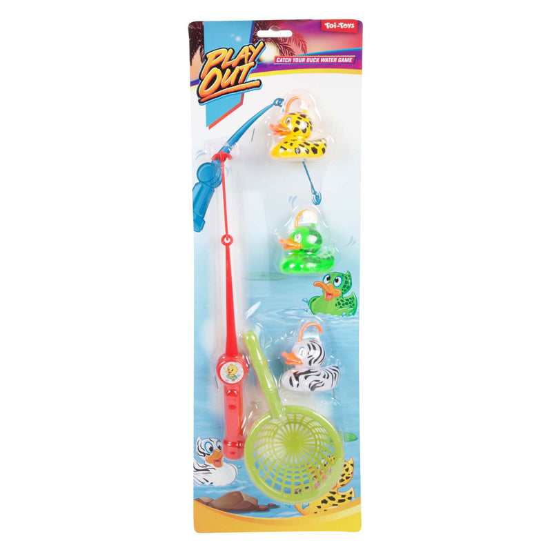 Load image into Gallery viewer, Toi-toys play out visspel vang de eend met hengel en net