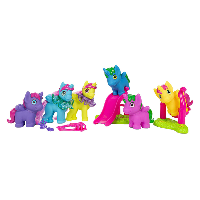 Load image into Gallery viewer, Dream horse eenhoorns met speeltuin, 12dlg.