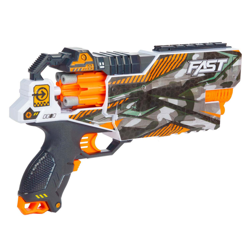 Afbeelding laden in galerijviewer, Toi-toys foam strikex elektrisch afschietpistool shockwave met 24 foampijlen