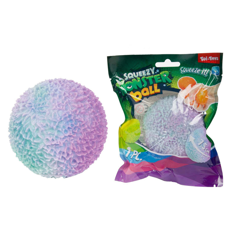 Cargue la imagen en el visor de la galería, Toi-toys fun textuurknijpbal moss gevuld met foam, 8cm