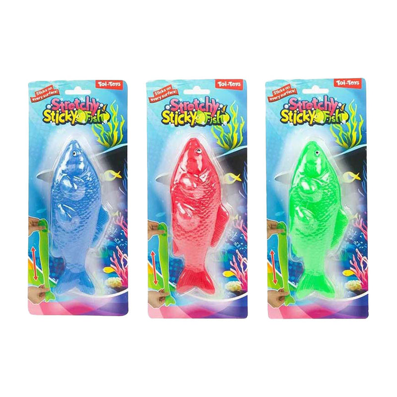 Load image into Gallery viewer, Toi-toys fun super rekbare kleverige vis neon koi