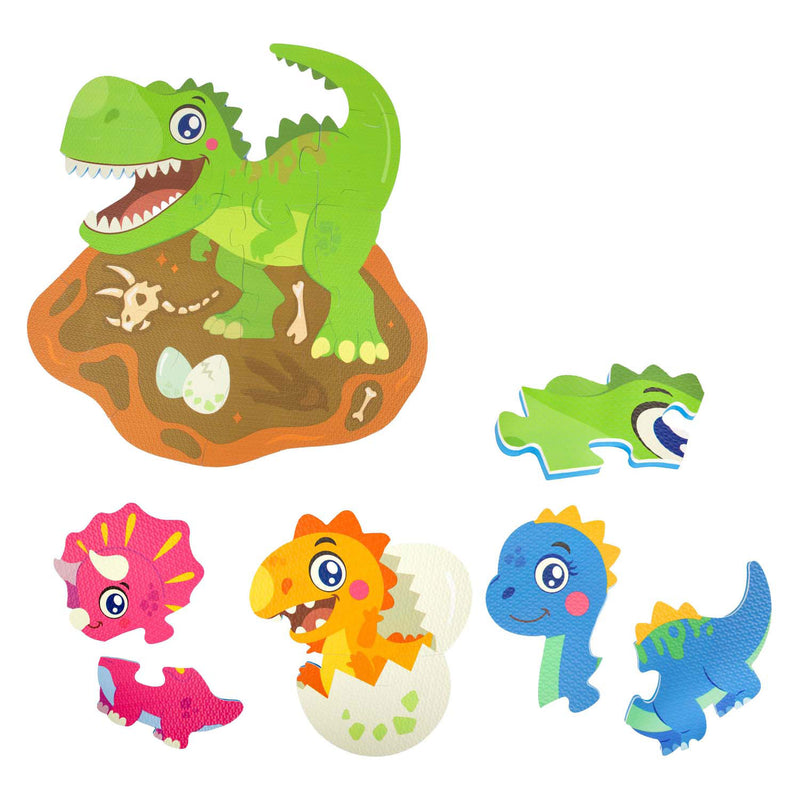 Load image into Gallery viewer, Toi-toys little stars foam vloerpuzzel dino, 36st.