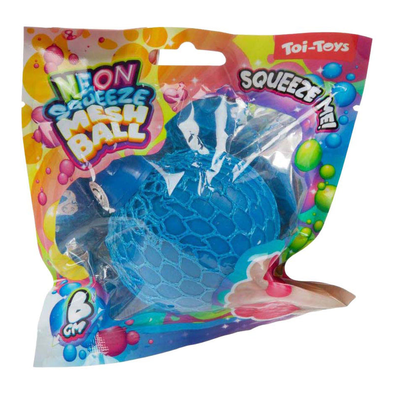 Load image into Gallery viewer, Toi-toys fun knijpbal neon mesh, 6 cm