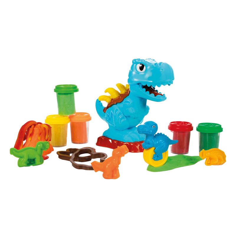 Afbeelding laden in galerijviewer, Toi-toys sculptidough kleiset dino - 5 kleipotjes