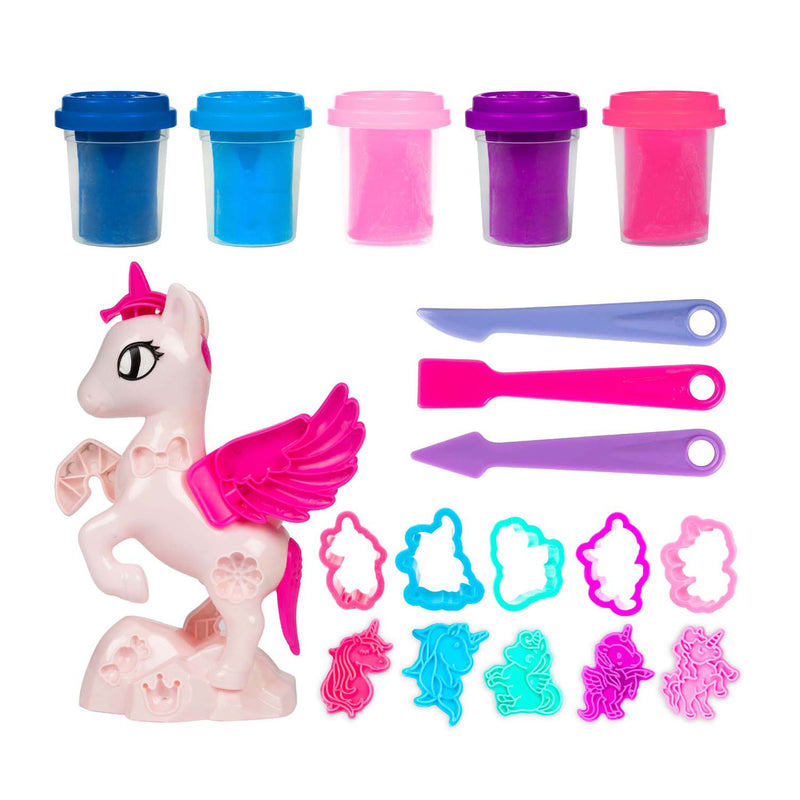 Afbeelding laden in galerijviewer, Toi-toys sculptidough kleiset eenhoorn, 5dlg.
