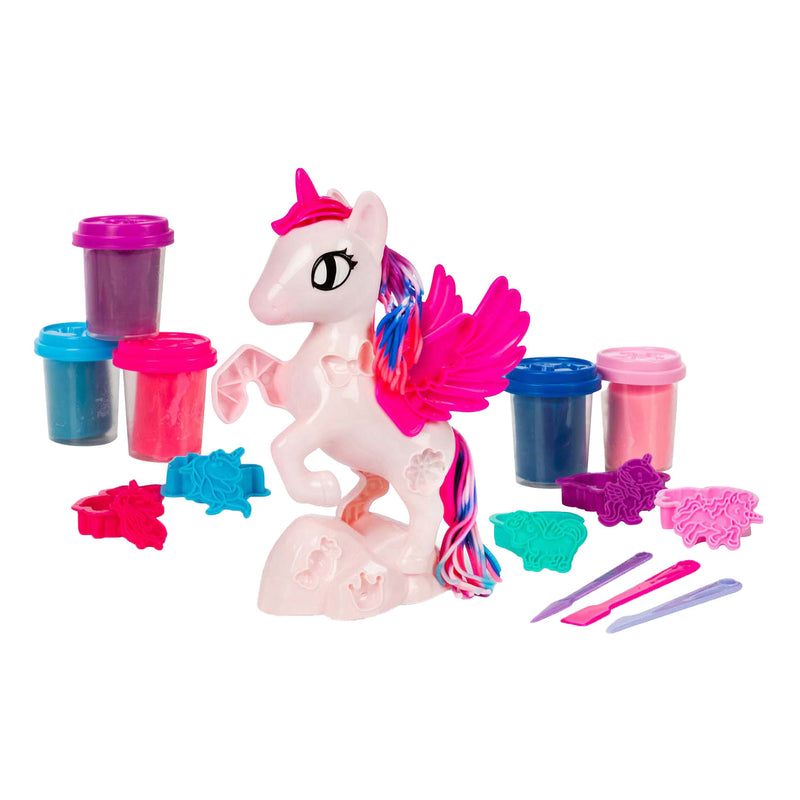 Afbeelding laden in galerijviewer, Toi-toys sculptidough kleiset eenhoorn, 5dlg.