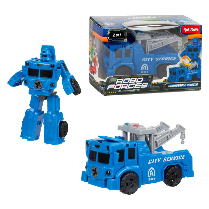 Laden Sie das Bild in Galerie -Viewer, Toi-toys roboforces mini truck - 2in1