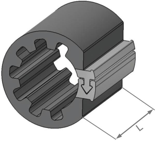 Load image into Gallery viewer, Herth+buss speciale bevestiging clipfixcycle clipfix spacer h+b inner-d=16.9mm,l=30mm