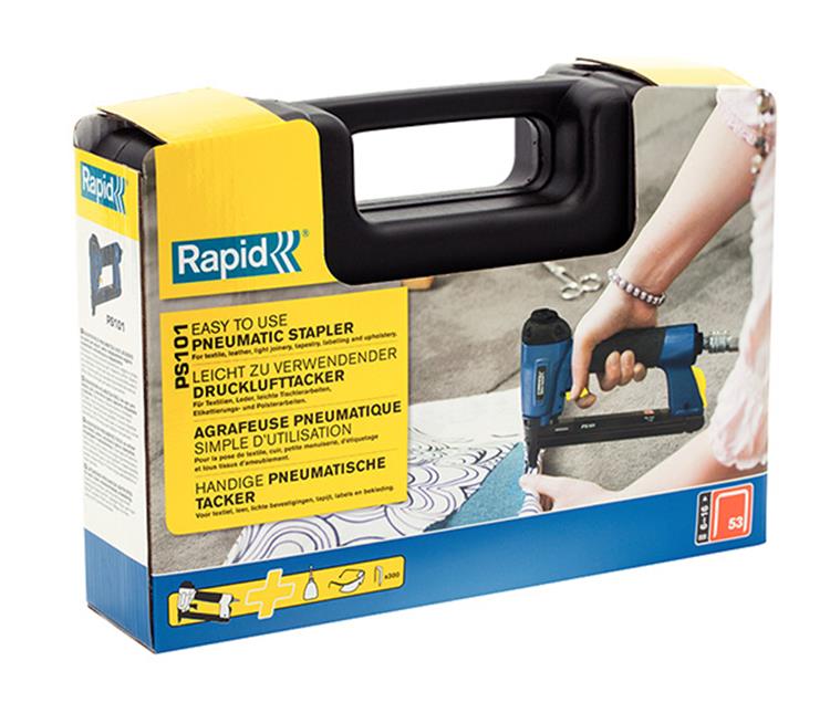 Afbeelding laden in galerijviewer, Rapid 1006101 - airtac ps101 pneuma- tische tacker in koffer + acc. | 1 stuks