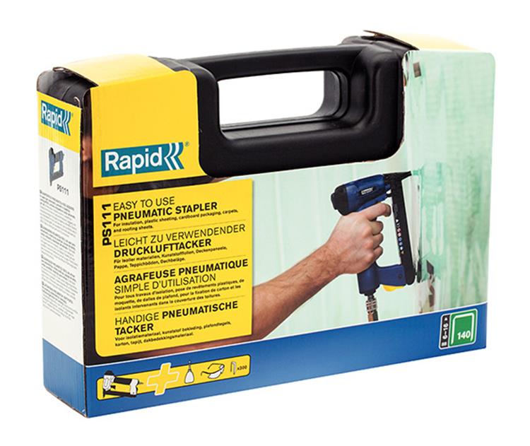 Afbeelding laden in galerijviewer, Rapid 1006513 - airtac ps111 pneum tacker + access. | 1 stuks