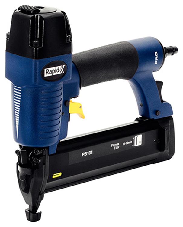 Chargez l'image dans la visionneuse de la galerie, Rapid professionele pneumatische tacker - magnesium behuizing - 360° luchtuitlaat - regelbare inslagdiepte - blauw geel