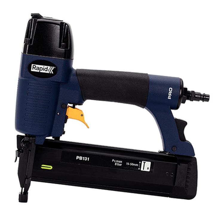 Chargez l'image dans la visionneuse de la galerie, Rapid professionele pneumatische tacker - magnesium behuizing - 360° luchtuitlaat - regelbare inslagdiepte - blauw geel