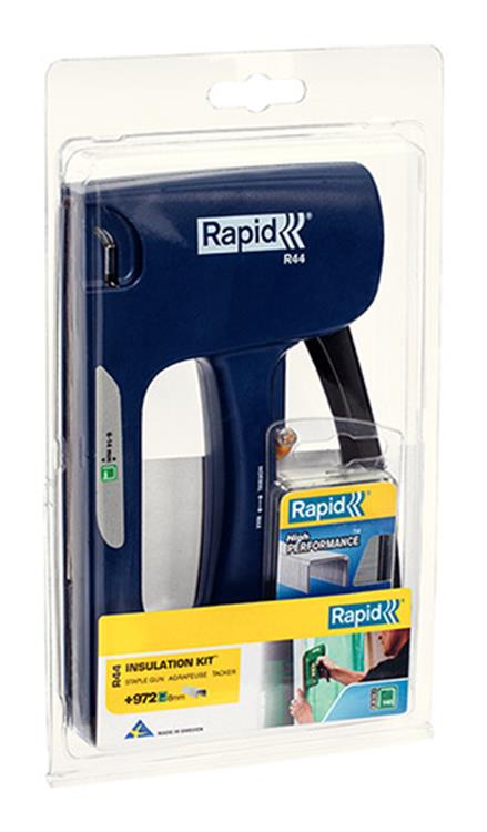 Afbeelding laden in galerijviewer, Rapid 1056820 - isolatieset tacker + nieten in blister | 1 stuks