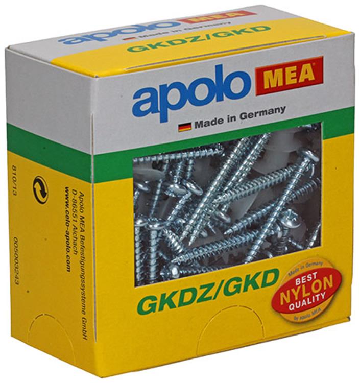 Chargez l'image dans la visionneuse de la galerie, Celo 1008008 - gipsplaatpluggen met schroef nylon 9gkdpz 50 stuks | 2 stuks