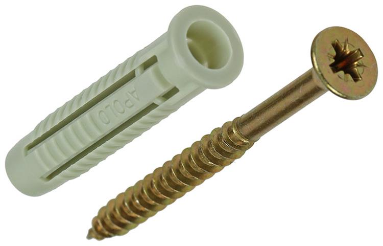 Afbeelding laden in galerijviewer, Celo 1047067 - nylon plug fx8 met schroeven 5x60 10 stuks | 1 stuks