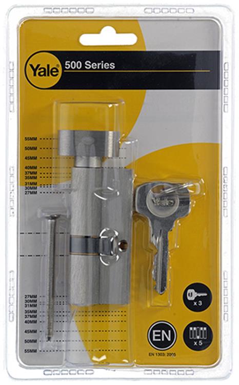 Afbeelding laden in galerijviewer, Yale 1006542 - knopcilinder 500 mv 70mm(30 40) | 5 stuks
